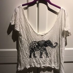 Elephant print shirt